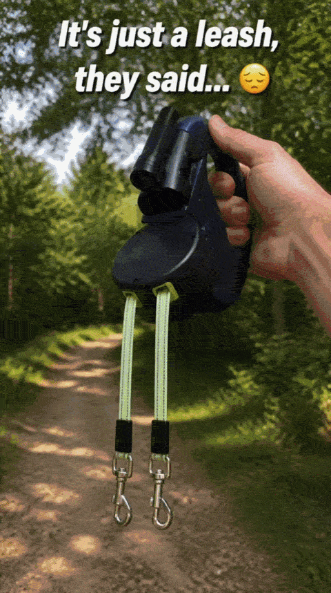 No-Tangle Dual Dog Leash – Walk 2 Small Dogs at Once