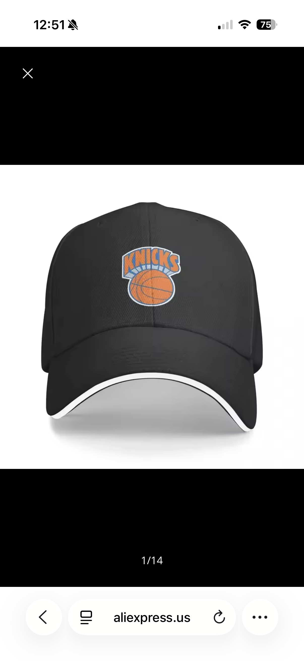 New York Knicks basketball cap