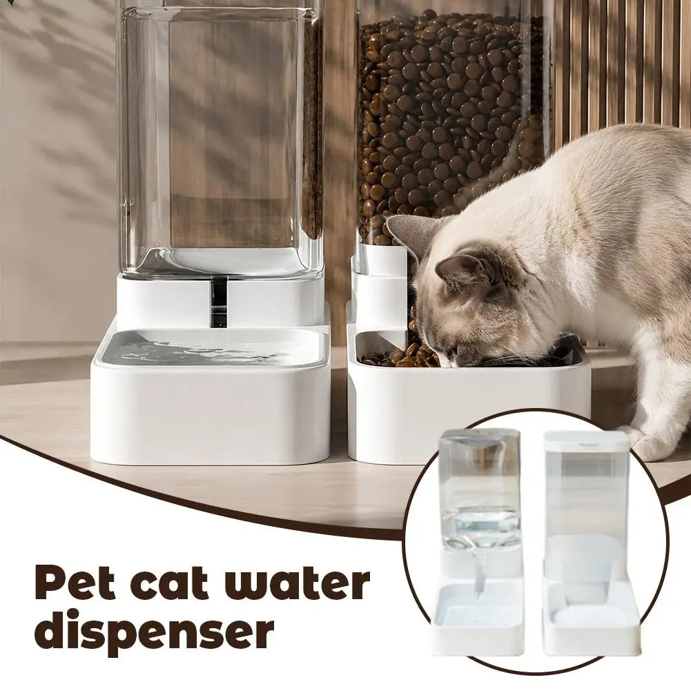 “2-in-1 Automatic Pet Food & Water Dispenser”